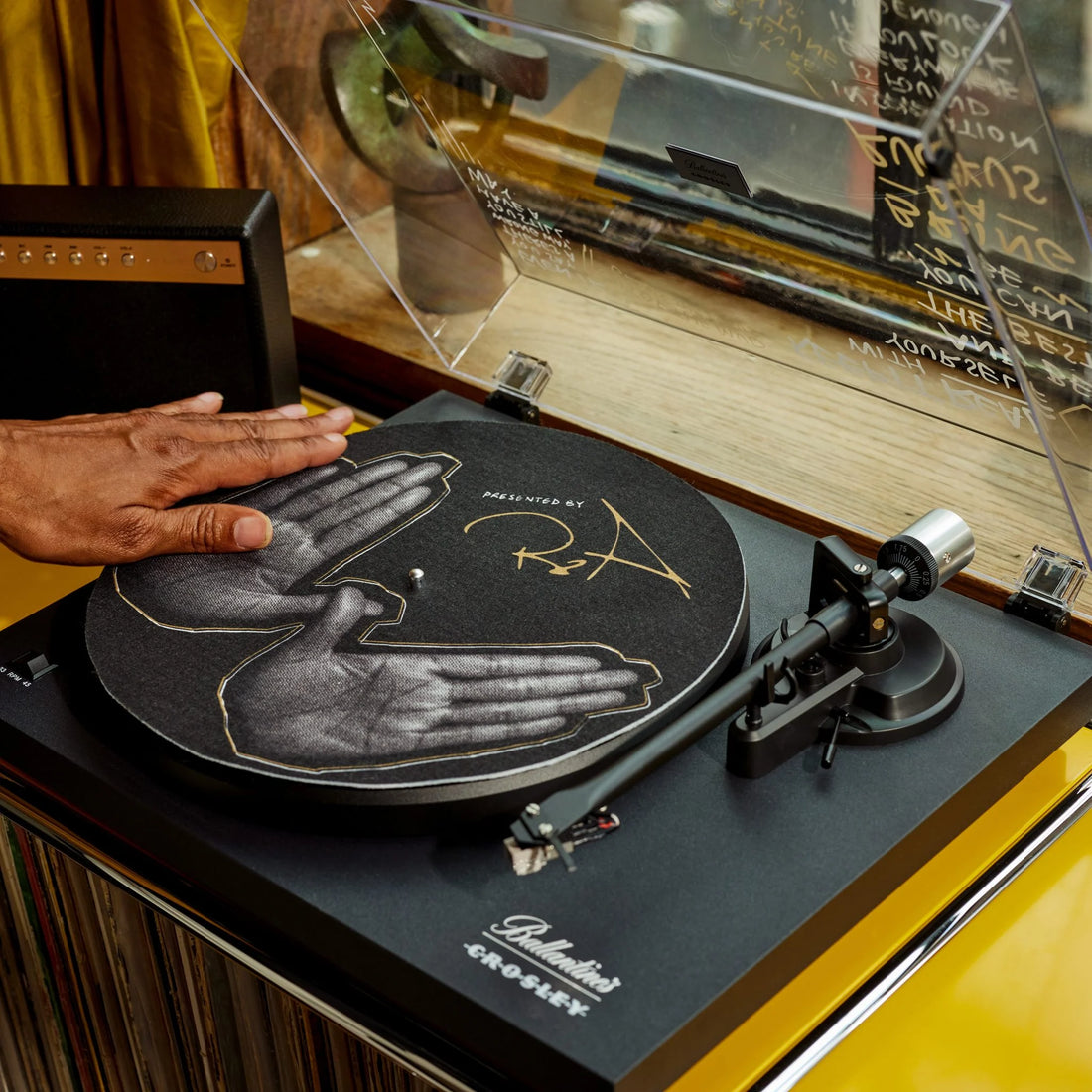 See RZA's Custom Vinyl Record Player and Speaker